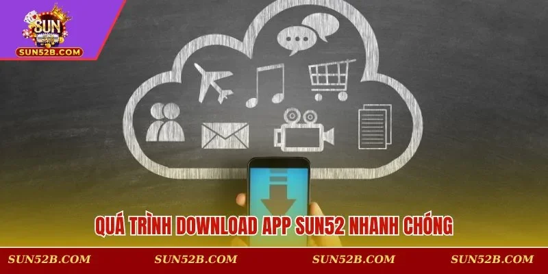 Quá trình download app SUN52 nhanh chóng